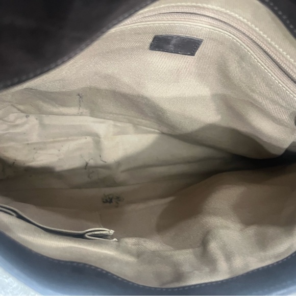 Cartier Dark Brown Suede and Python Marcello de Cartier Saddle Bag - Picture 12 of 12